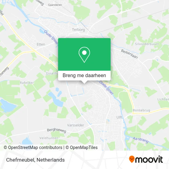 Chefmeubel kaart