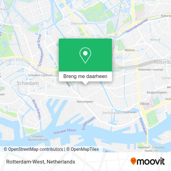 Rotterdam-West kaart