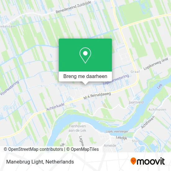 Manebrug Light kaart