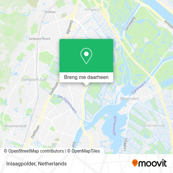 Inlaagpolder kaart