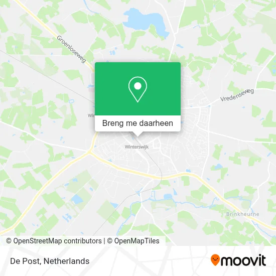 De Post kaart