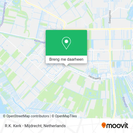 R.K. Kerk - Mijdrecht kaart