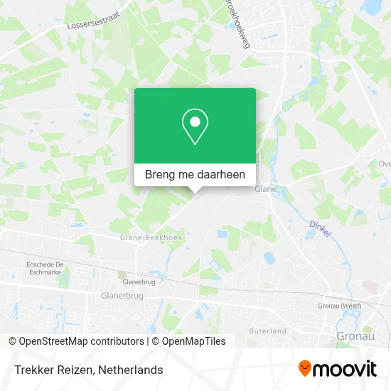 Trekker Reizen kaart