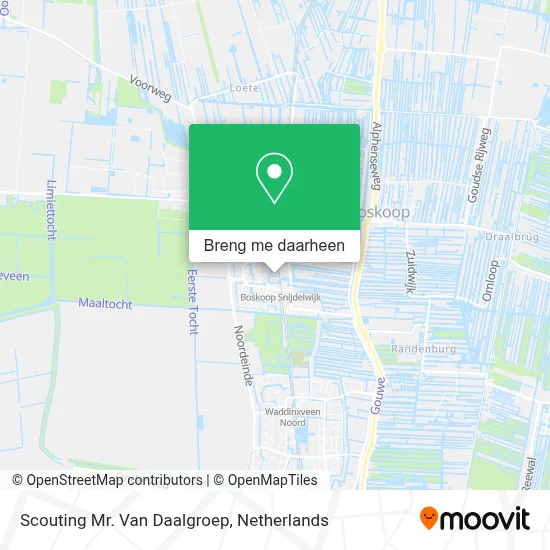 Scouting Mr. Van Daalgroep kaart