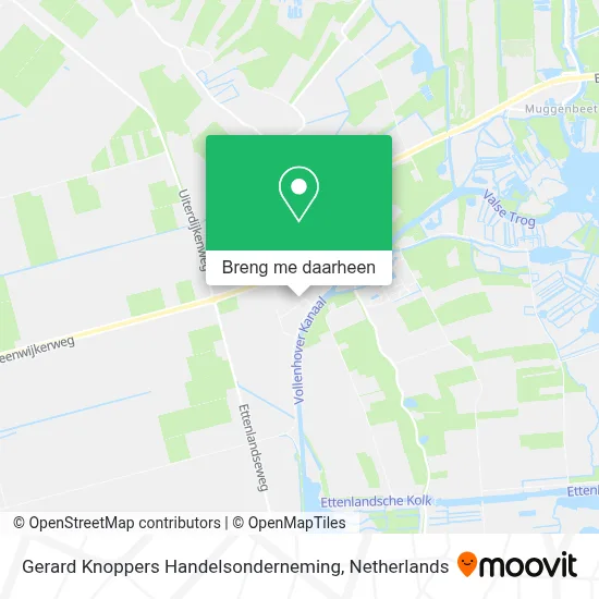 Gerard Knoppers Handelsonderneming kaart