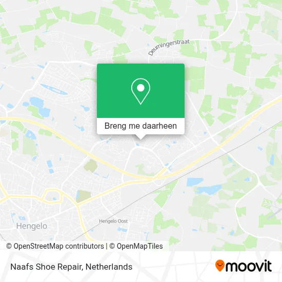 Naafs Shoe Repair kaart