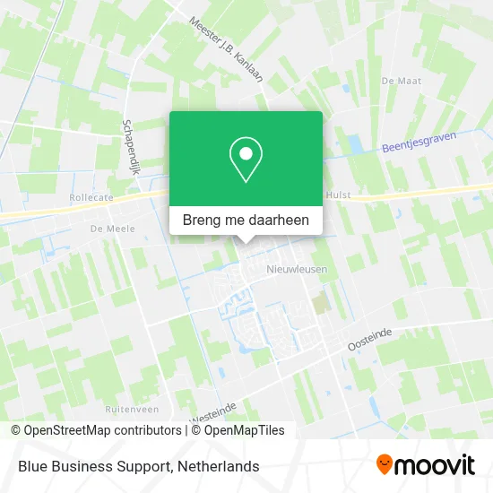 Blue Business Support kaart