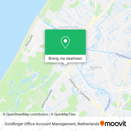 Goldfinger Office Account Management kaart