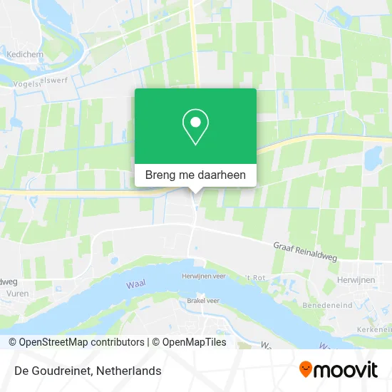 De Goudreinet kaart
