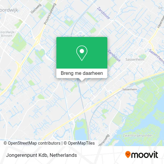 Jongerenpunt Kdb kaart