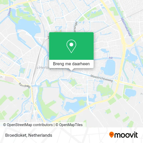 Broedloket kaart