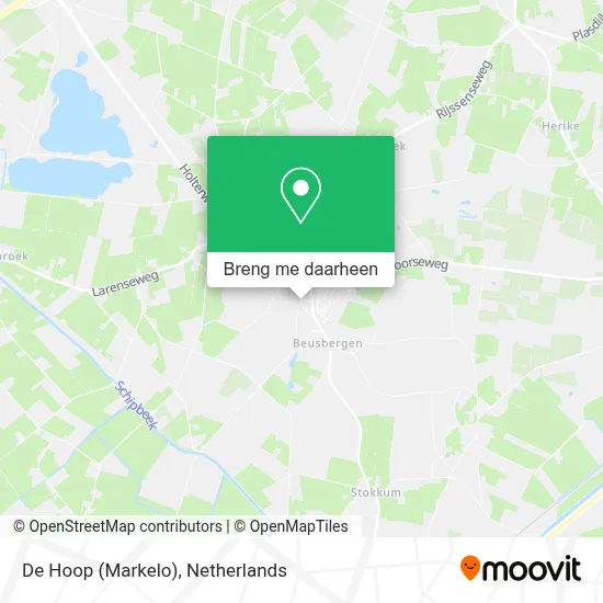 De Hoop (Markelo) kaart