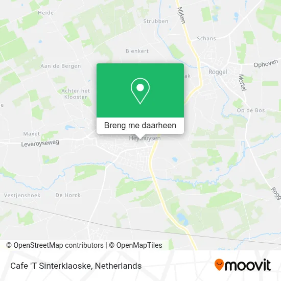 Cafe 'T Sinterklaoske kaart