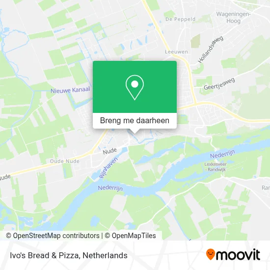 Ivo's Bread & Pizza kaart