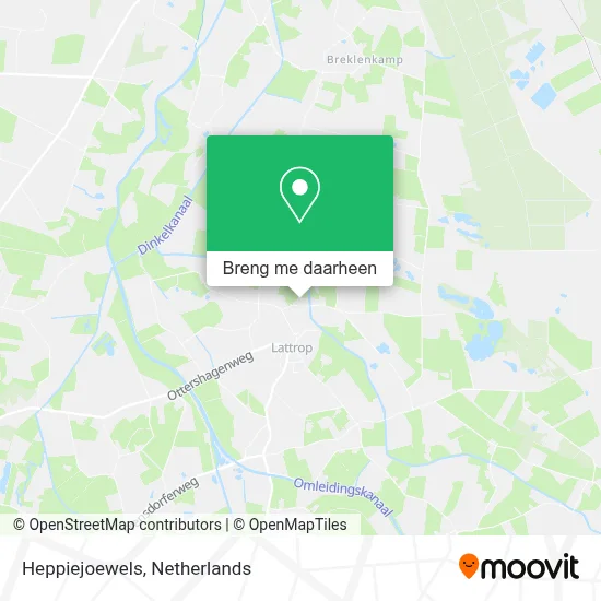Heppiejoewels kaart