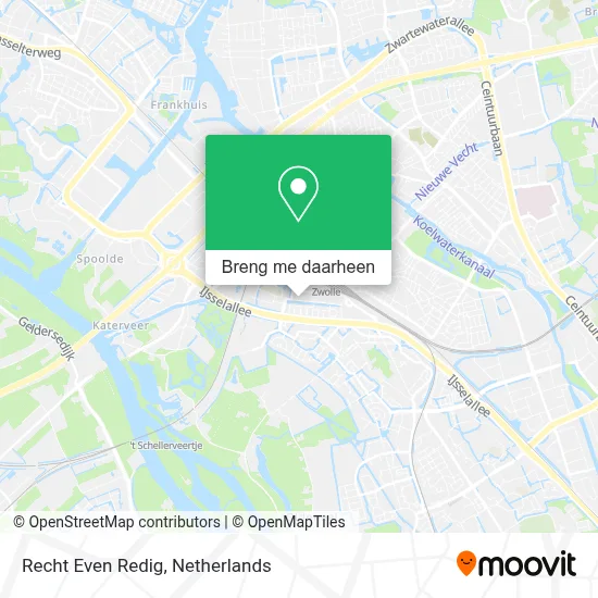 Recht Even Redig kaart