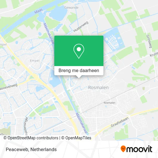 Peaceweb kaart