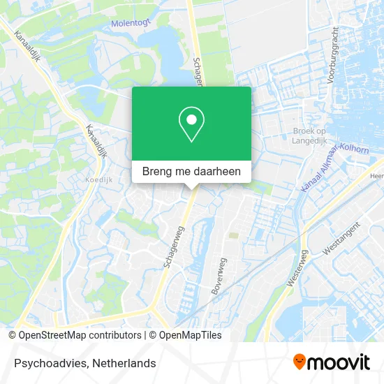 Psychoadvies kaart