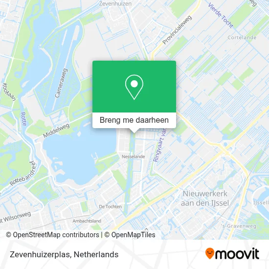 Zevenhuizerplas kaart
