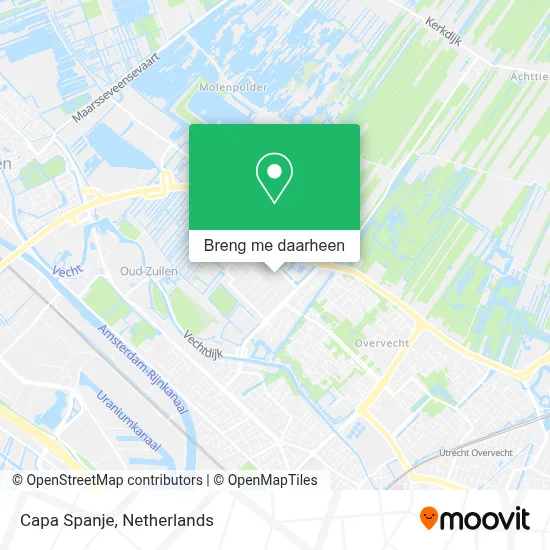 Capa Spanje kaart