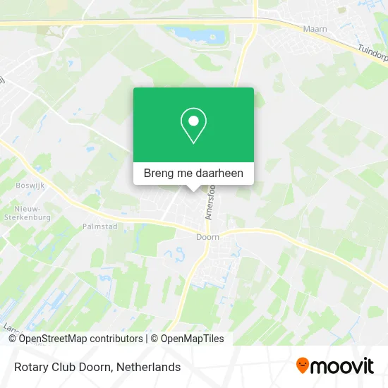 Rotary Club Doorn kaart