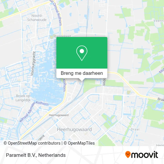Paramelt B.V. kaart