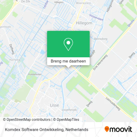 Komdex Software Ontwikkeling kaart