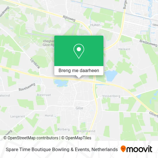 Spare Time Boutique Bowling & Events kaart