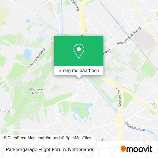 Parkeergarage Flight Forum kaart