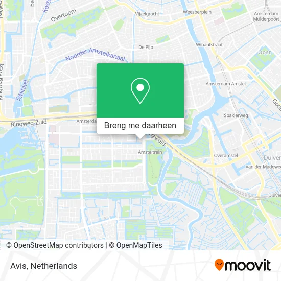 Avis kaart