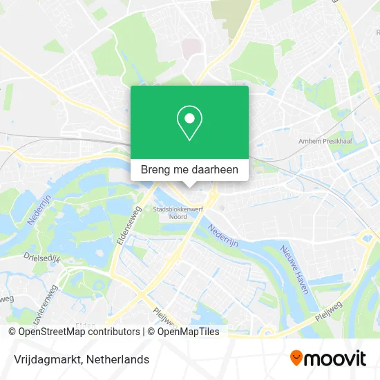 Vrijdagmarkt kaart