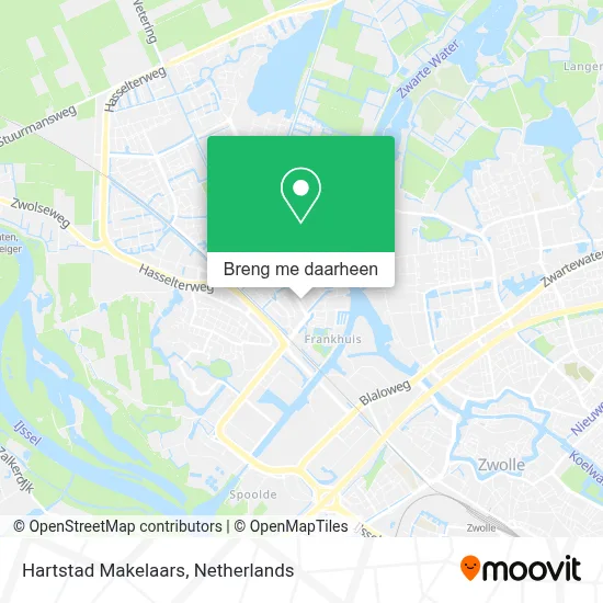 Hartstad Makelaars kaart