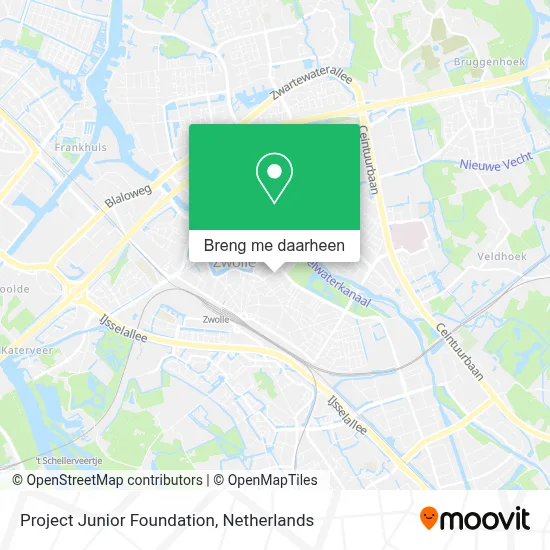 Project Junior Foundation kaart