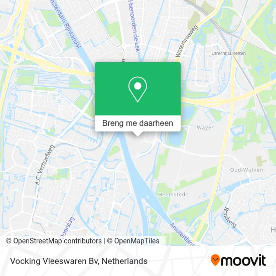 Vocking Vleeswaren Bv kaart