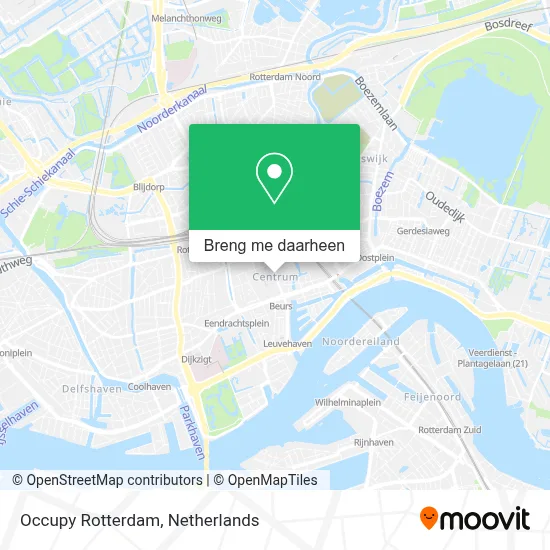 Occupy Rotterdam kaart