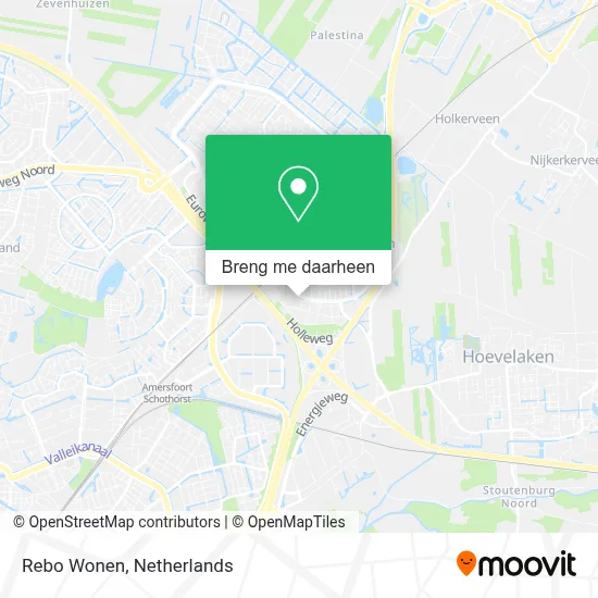 Rebo Wonen kaart