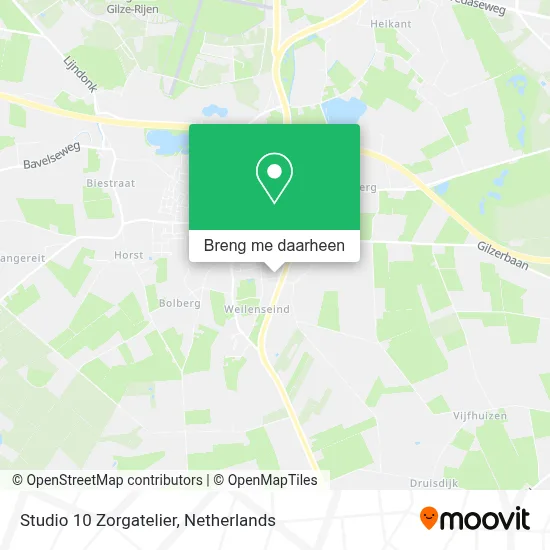 Studio 10 Zorgatelier kaart