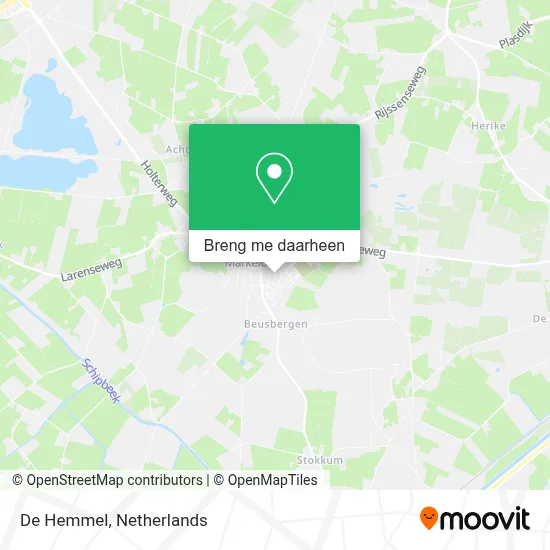 De Hemmel kaart