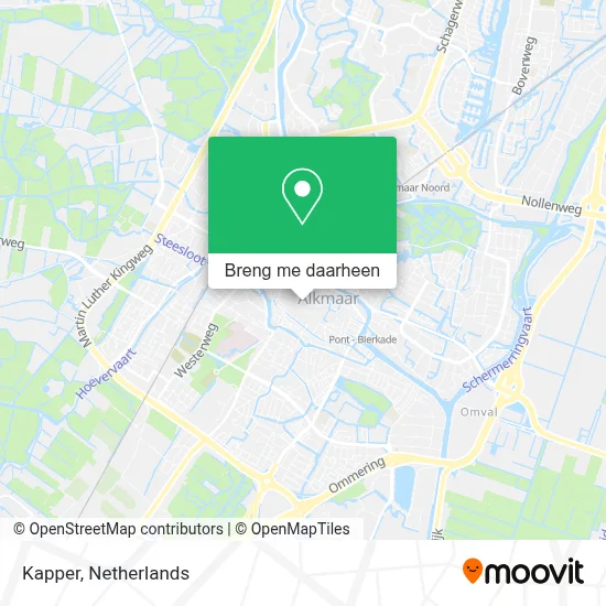 Kapper kaart
