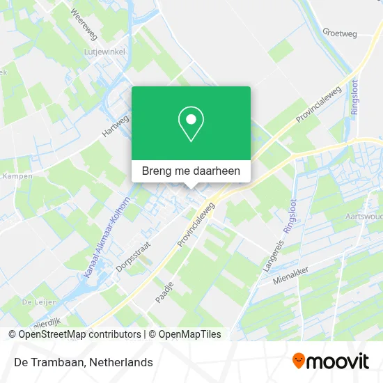 De Trambaan kaart