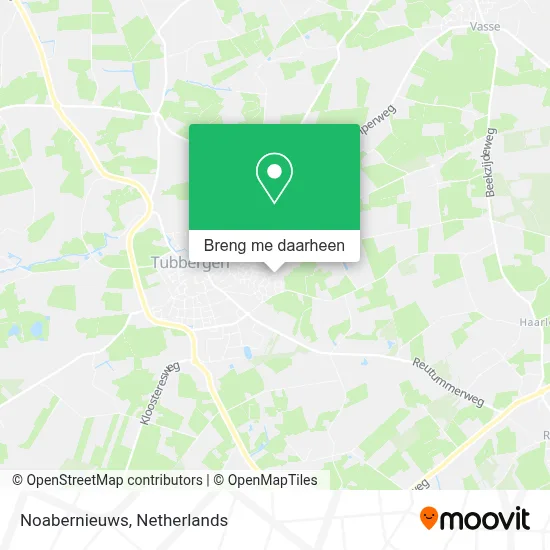 Noabernieuws kaart
