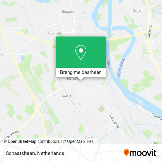 Schaatsbaan kaart