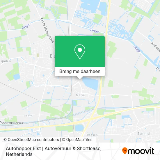 Autohopper Elst | Autoverhuur & Shortlease kaart