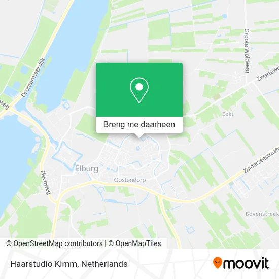 Haarstudio Kimm kaart
