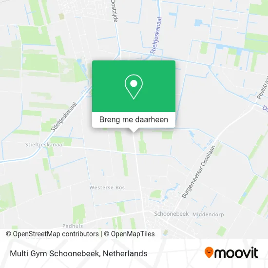 Multi Gym Schoonebeek kaart