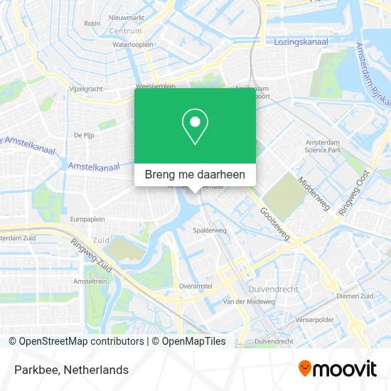 Parkbee kaart