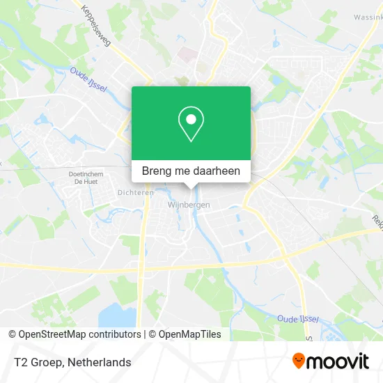 T2 Groep kaart