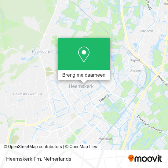 Heemskerk Fm kaart