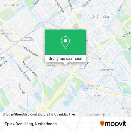 Epicx Den Haag kaart