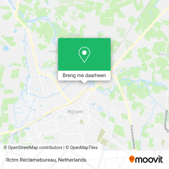 Rctm Reclamebureau kaart